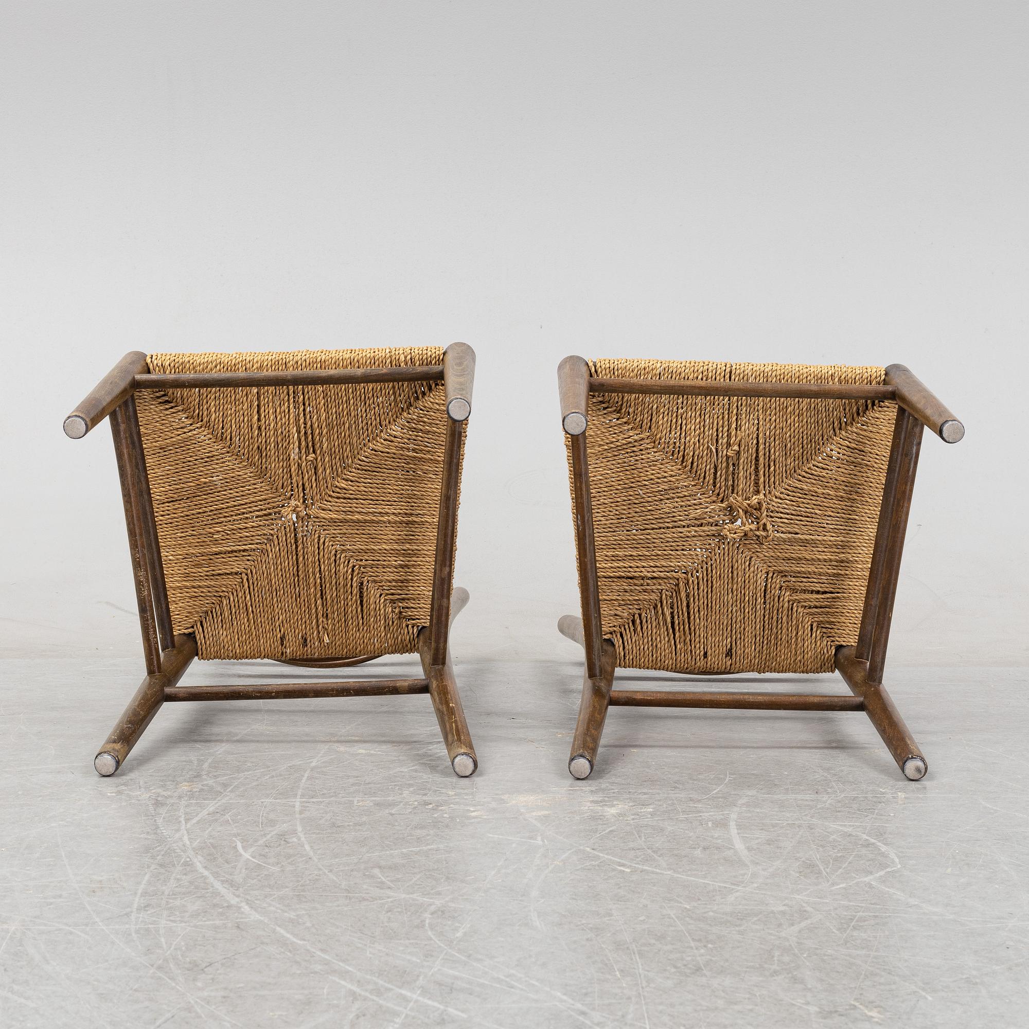 Stolar, 6 st, Gemla, Diö, 1930/40-tal.