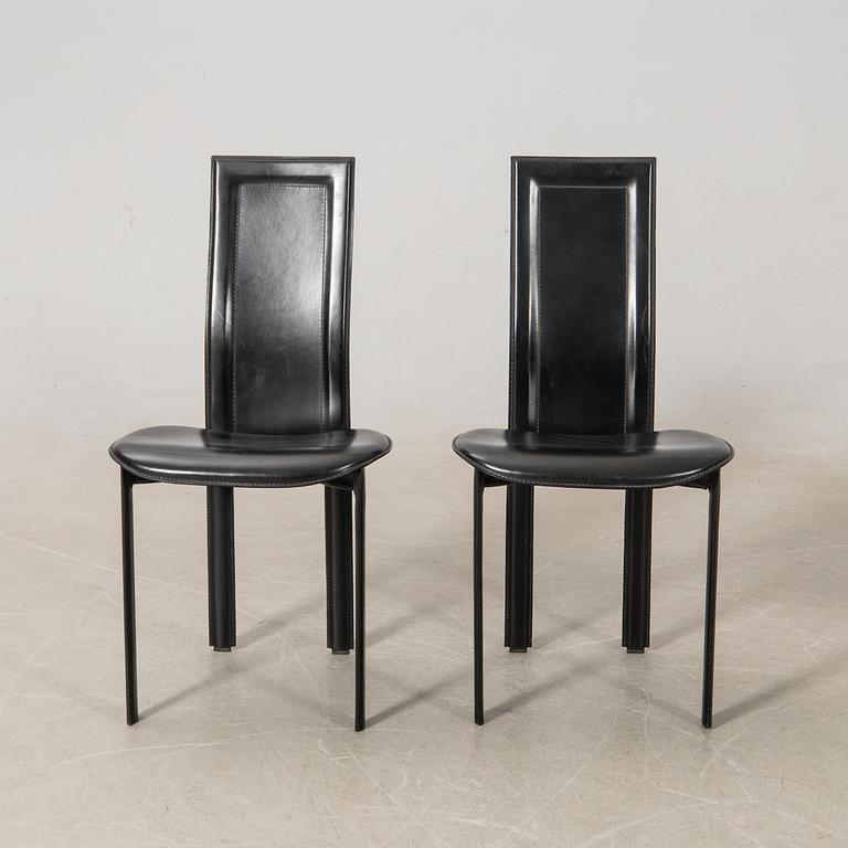 Giorgio Cattelan, chairs, 6 pieces, Italy, 1980s.