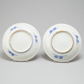 DISHES, a pair, porcelain, Japan, early 20th century.