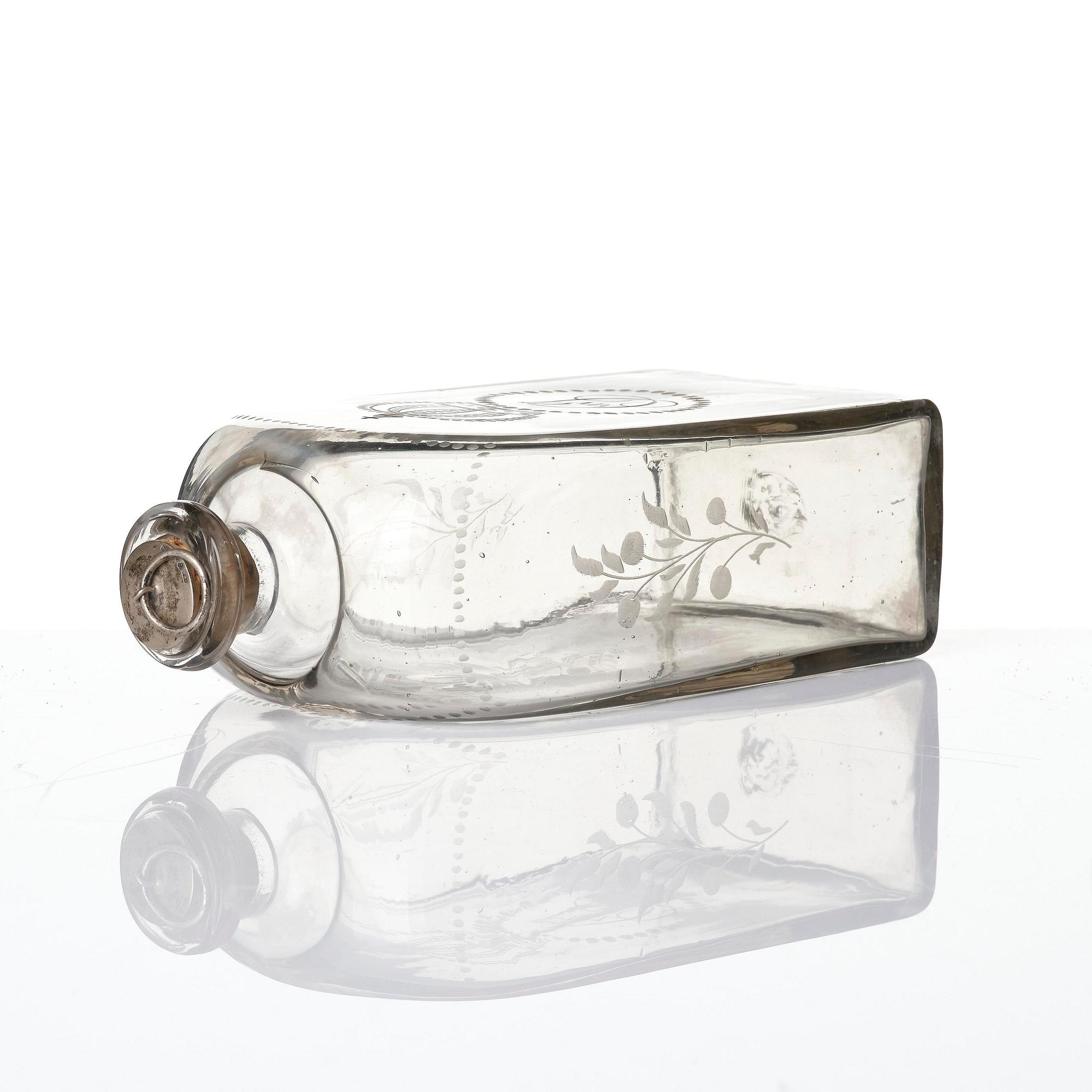 Aquavit bottle, Sweden early 19th century.