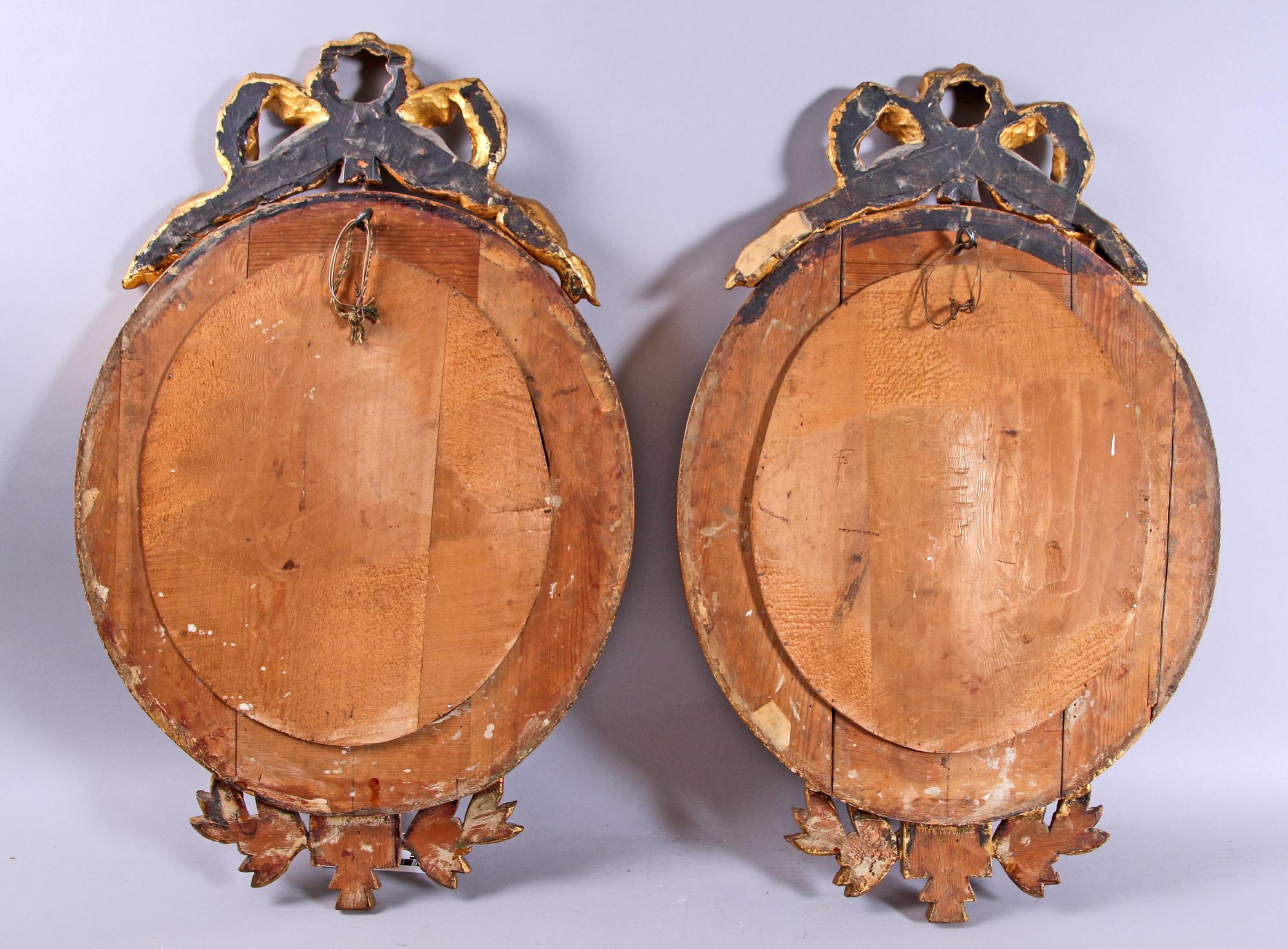 SPEGELLAMPETTER, ett par, gustaviansk stil, 1800-tal.
