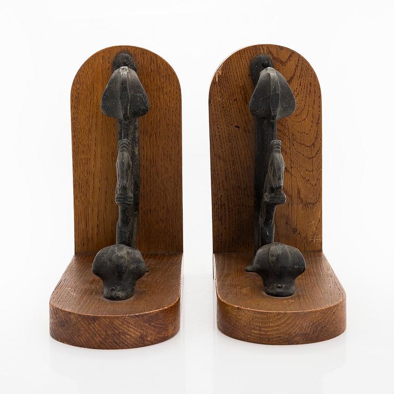 A pair of 20th century bookends.
