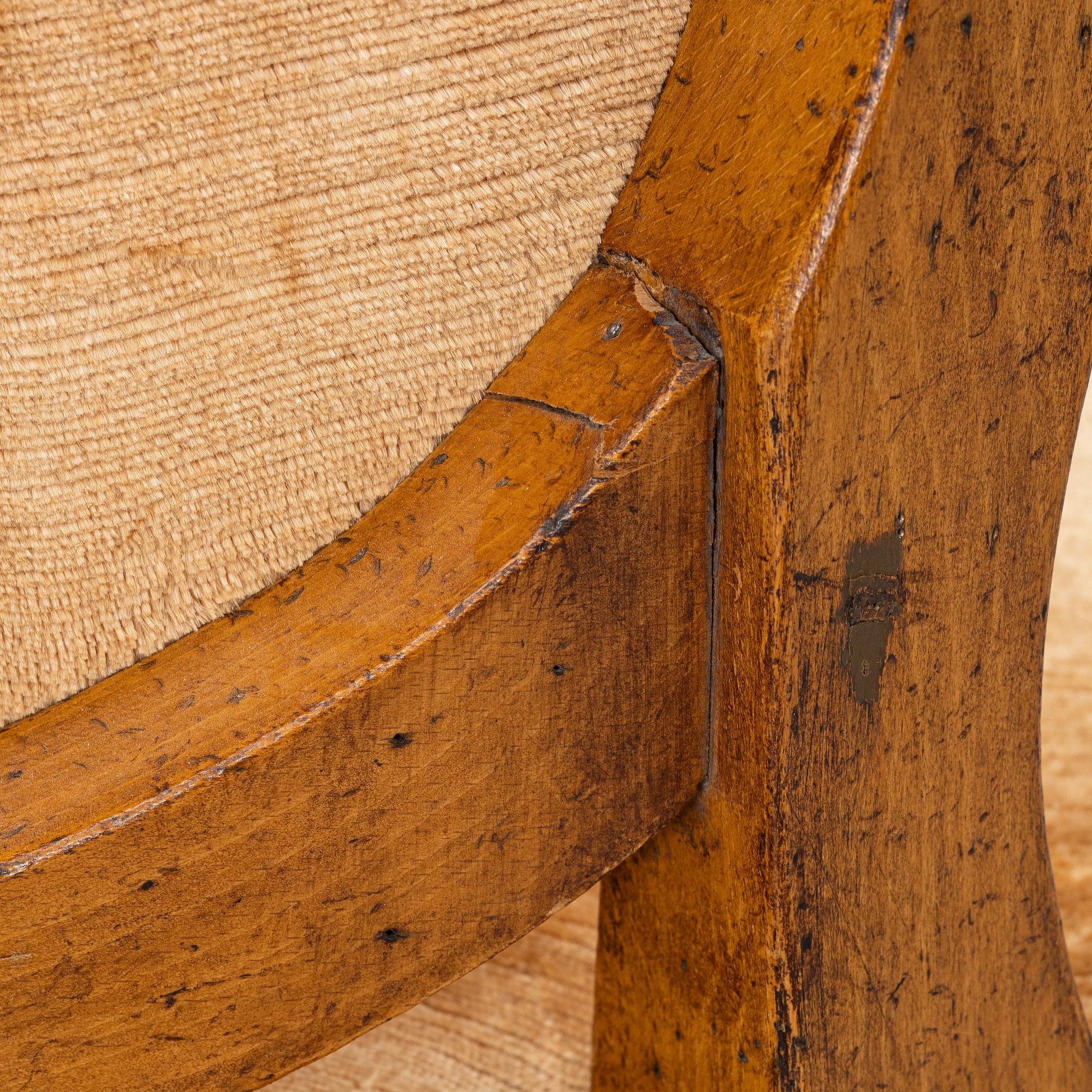 Four Louis XVI armchairs, 18th century.