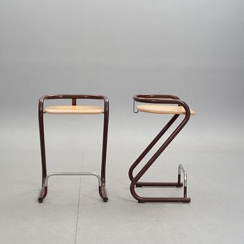 BARSTOLAR, 4 st. Börje Lindau Lammhults. 1900-talets andra hälft.