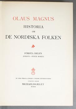 OLAUS MAGNUS, Historia om de nordiska folken, I-V, 1909-16.