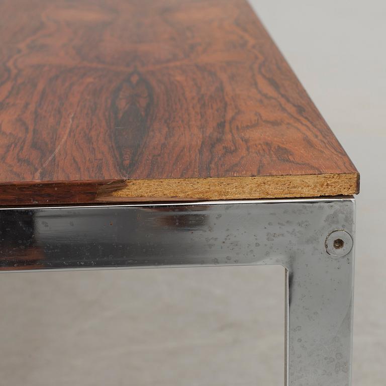 A 1960's/70's rose wood veneered coffee table by Gillis Lundgren for IKEA.