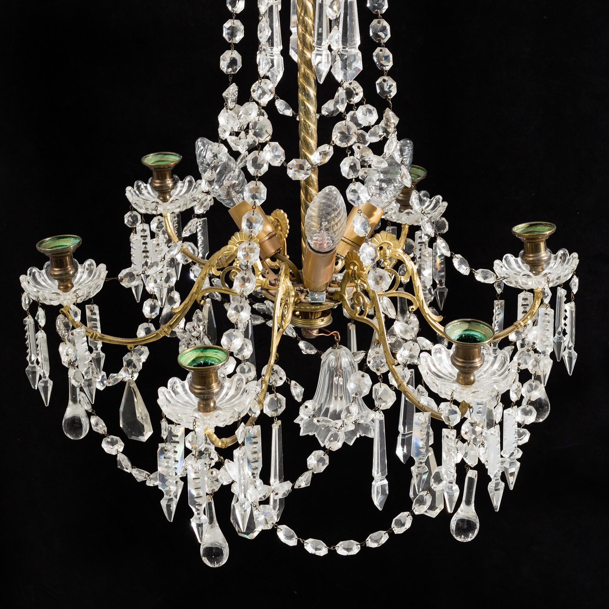 A first half of the 20th century chandelier.