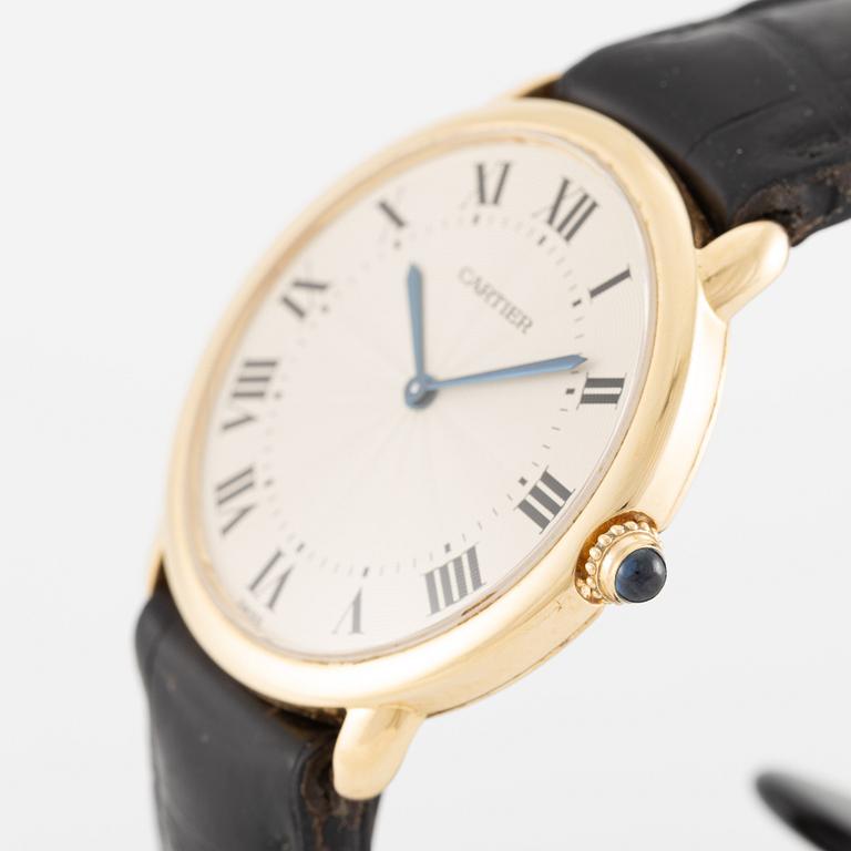 Cartier, Louis Ronde, wristwatch, 33.5 mm.