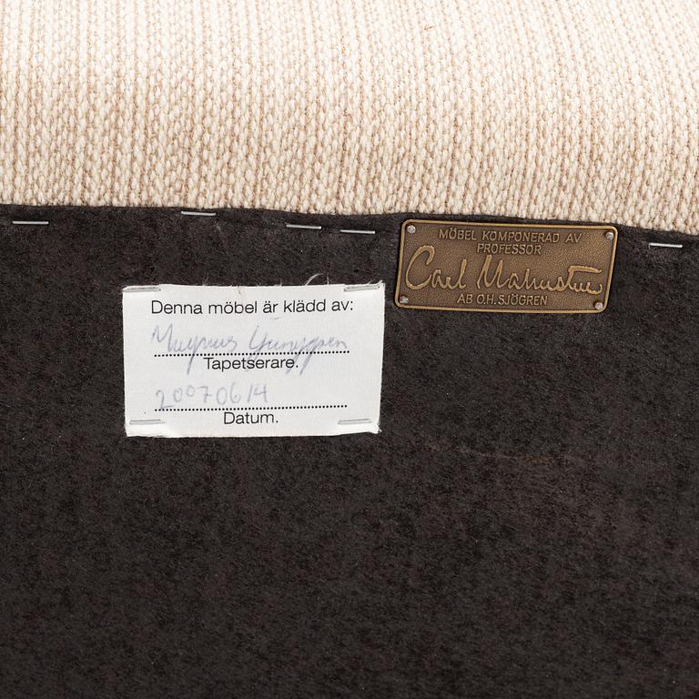 Carl Malmsten, fåtölj, "Rundrygg", AB O.H. Sjögren.