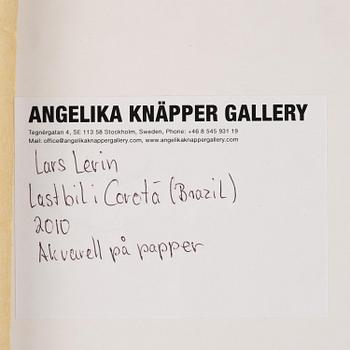 Lars Lerin, "Lastbil i Corotá (Brazil)".