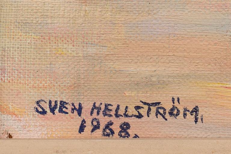 SVEN HELLSTRÖM, olja på duk, signerad och daterad 1968.