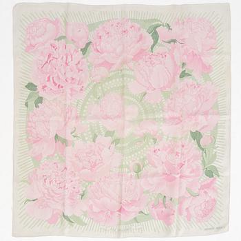 Hermès, scarf, "Peonies".