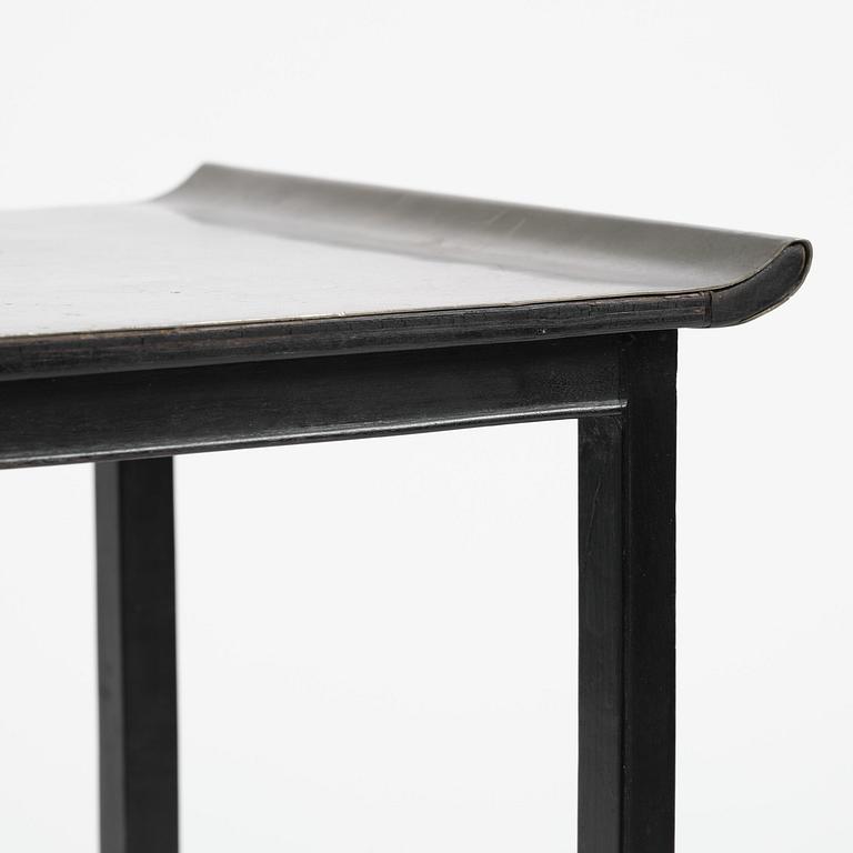 Firma Svenskt Tenn, a pewter top tea table model "A 423", Stockholm, 1930s.