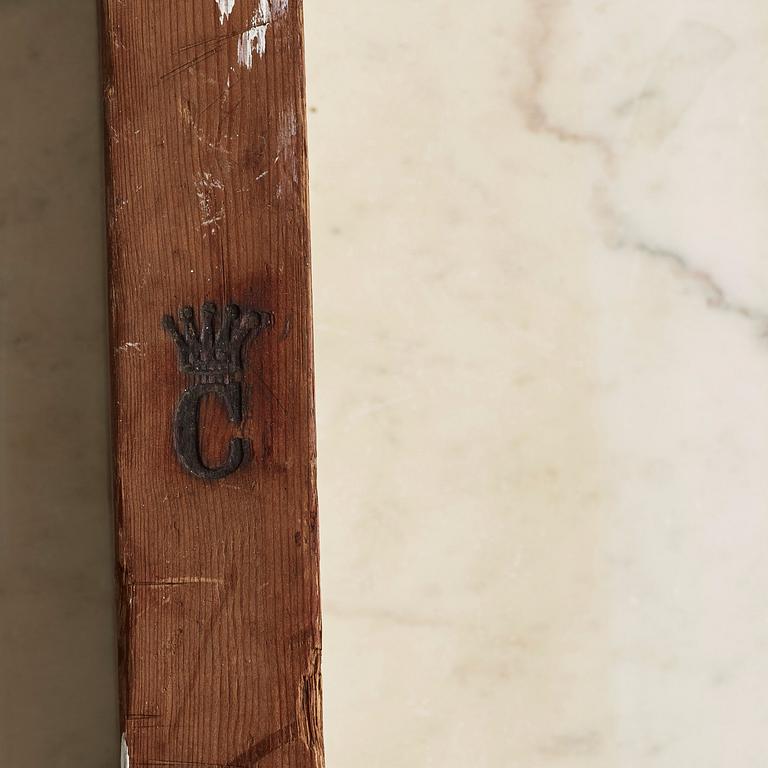 A Swedish Rococo 18th century console table.