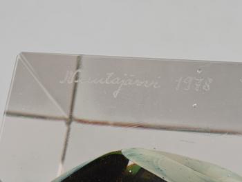 OBJEKT, glas, Oiva Toikka, Nuutajärvi, 1978.