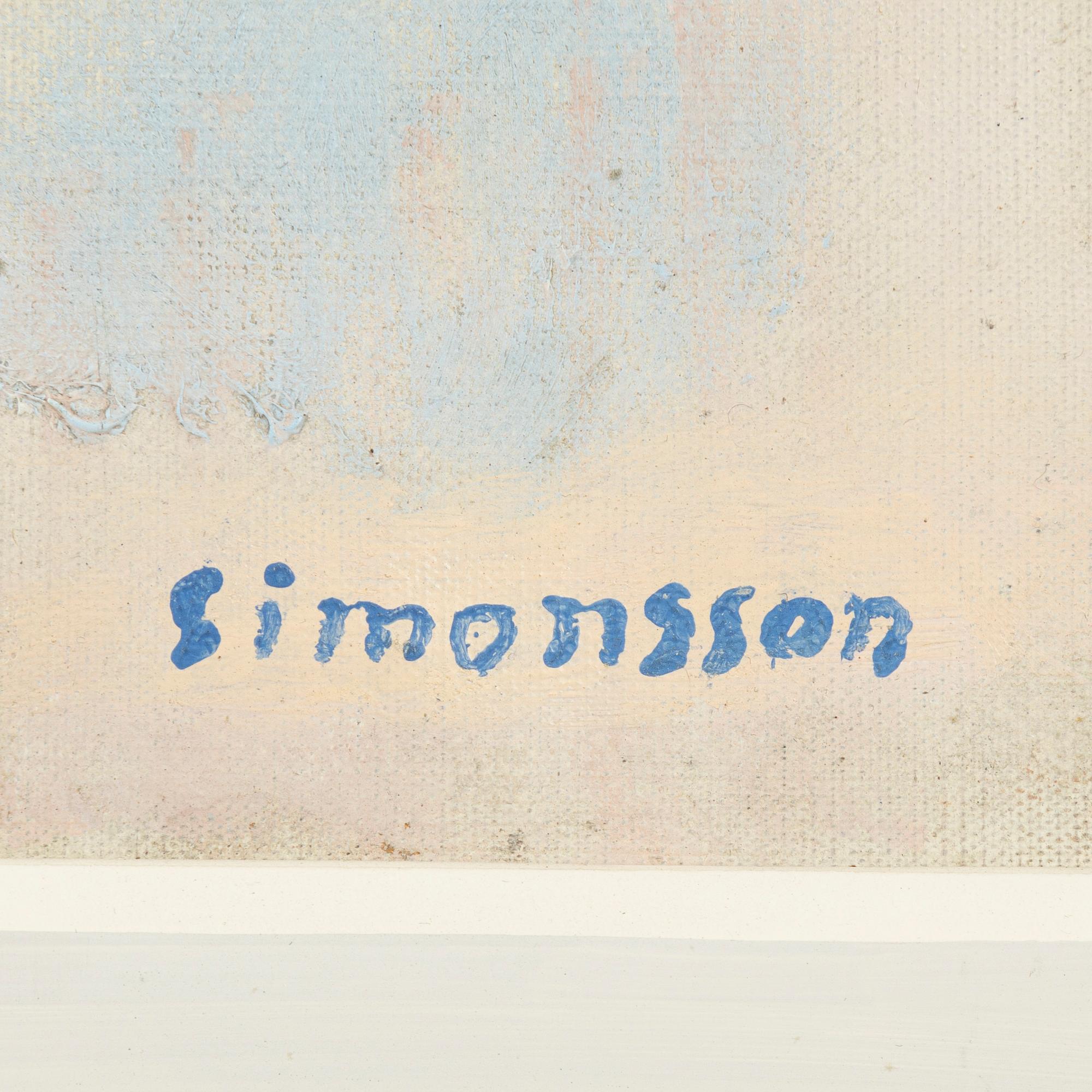 Birger Simonsson, oil on canvas, signed by the estate.