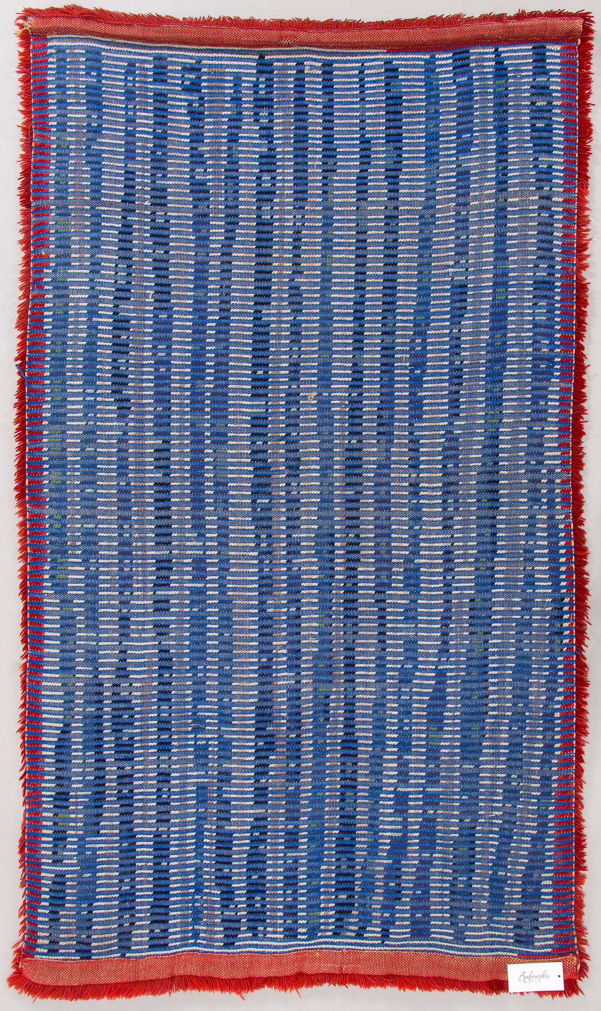 Hilkka Vuorinen, ryijy, malli Suomen käsityön Ystävät. Noin 185 x 105 cm.