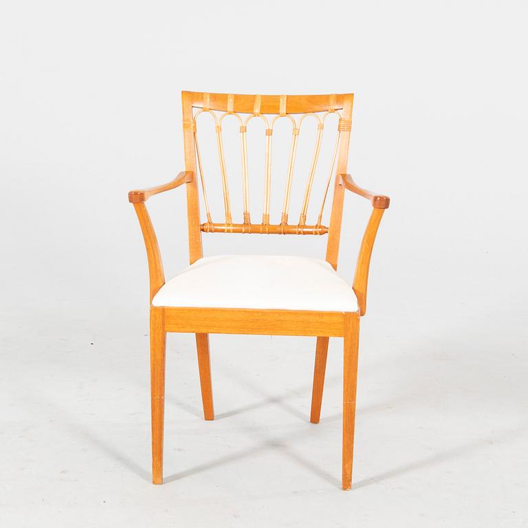 Josef Frank, a mahogany model '1165' armchair, Firma Svenskt Tenn, Sweden mid 1900's.