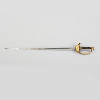 A 19th century French smallsword.