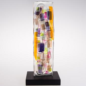 PAULI PARTANEN, glasskulptur, signerad Pauli Partanen -13.