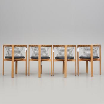 STOLAR 8 st, "String chair", Niels Jörgen Haugesen, Tranekaer Furniture, Danmark, 1995.