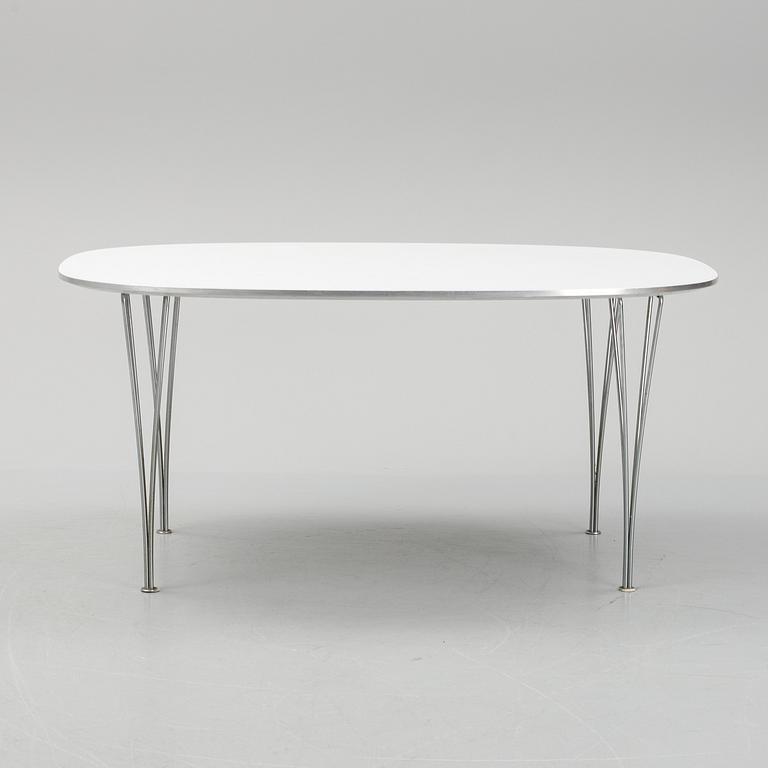 Bruno Mathsson & Piet Hein, bord, "Superelips", Fritz Hansen, Danmark.