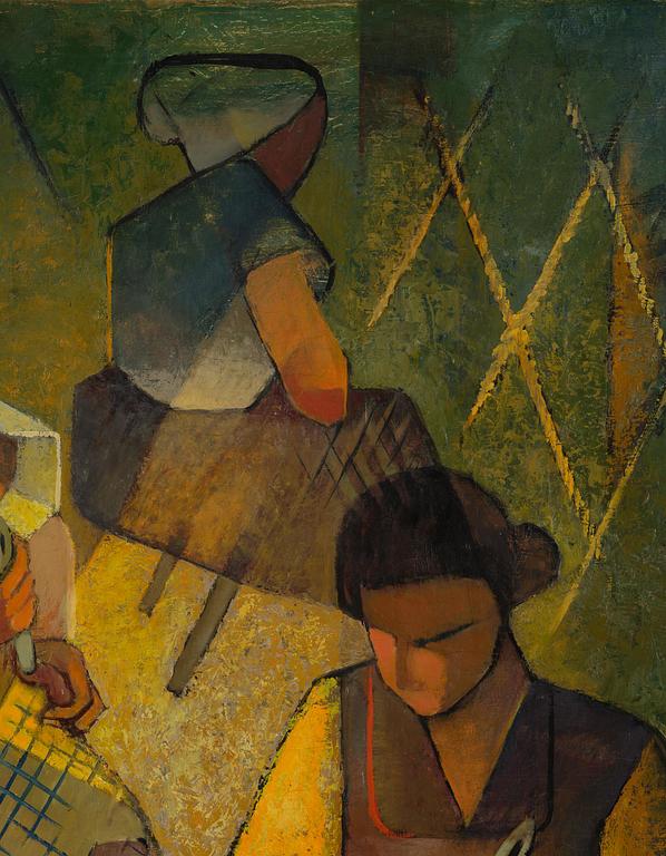 Louis Toffoli, "Raccomodeuses de filets".