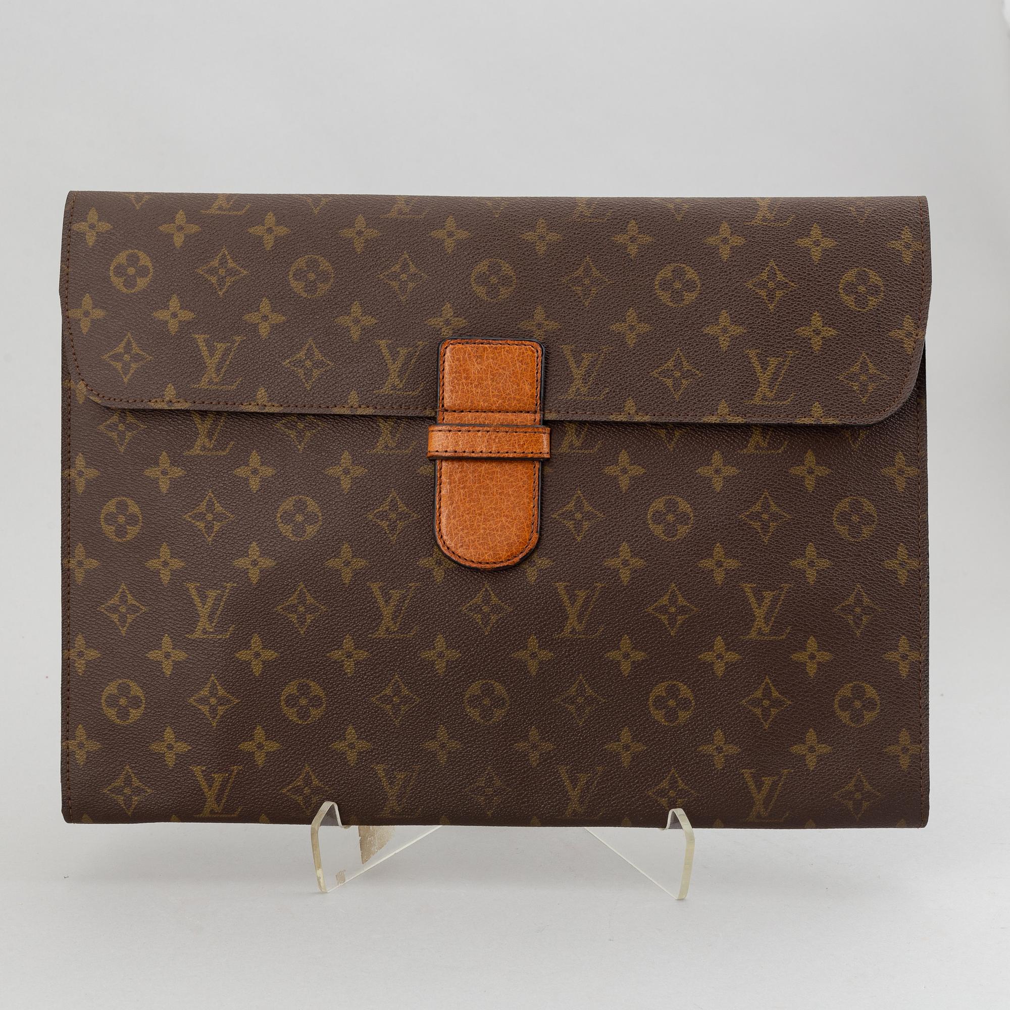 Louis Vuitton, a monogram canvas briefcase.