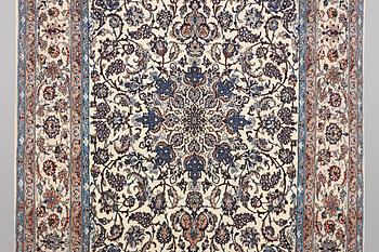 A carpet, Nain, part silk, 6 laa, ca 350 x 215 cm.