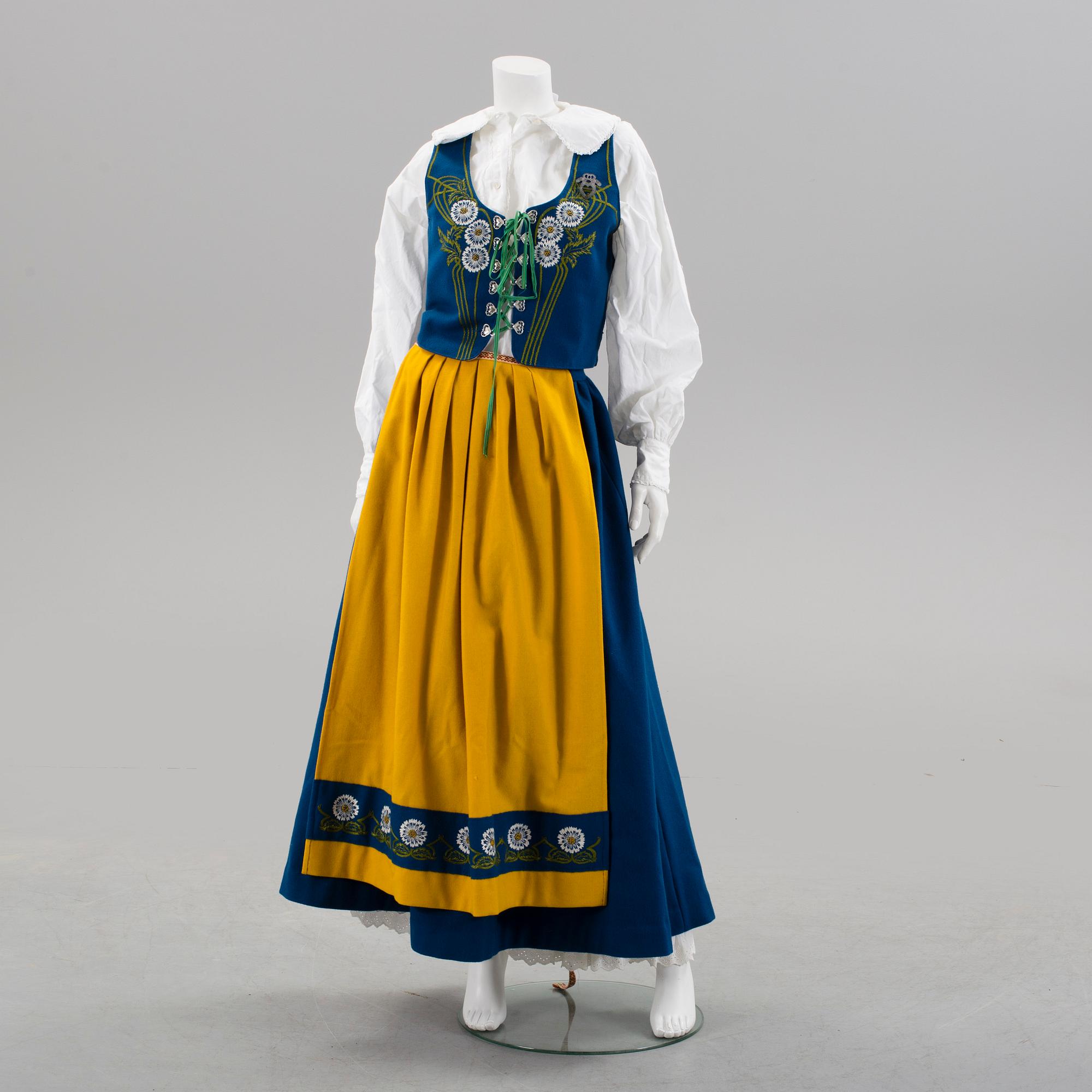 Swedish National Costume, "Folkdräkt", "Sverigedräkten".