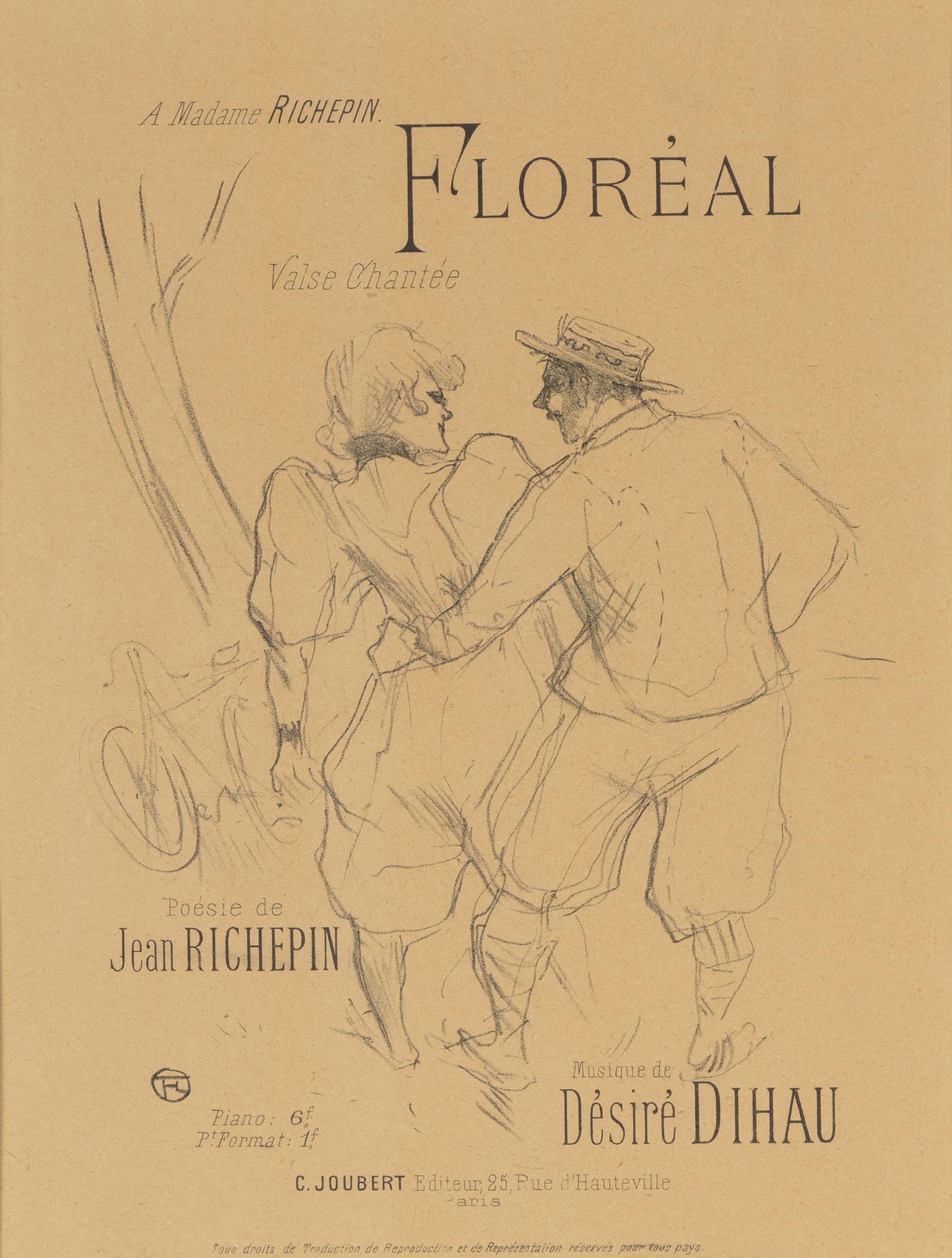 Henri de Toulouse-Lautrec, efter, "Floréal".