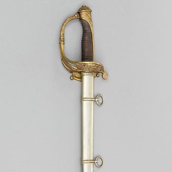 SABEL, m/1851, spansk, för infanteriet, daterad 1870.