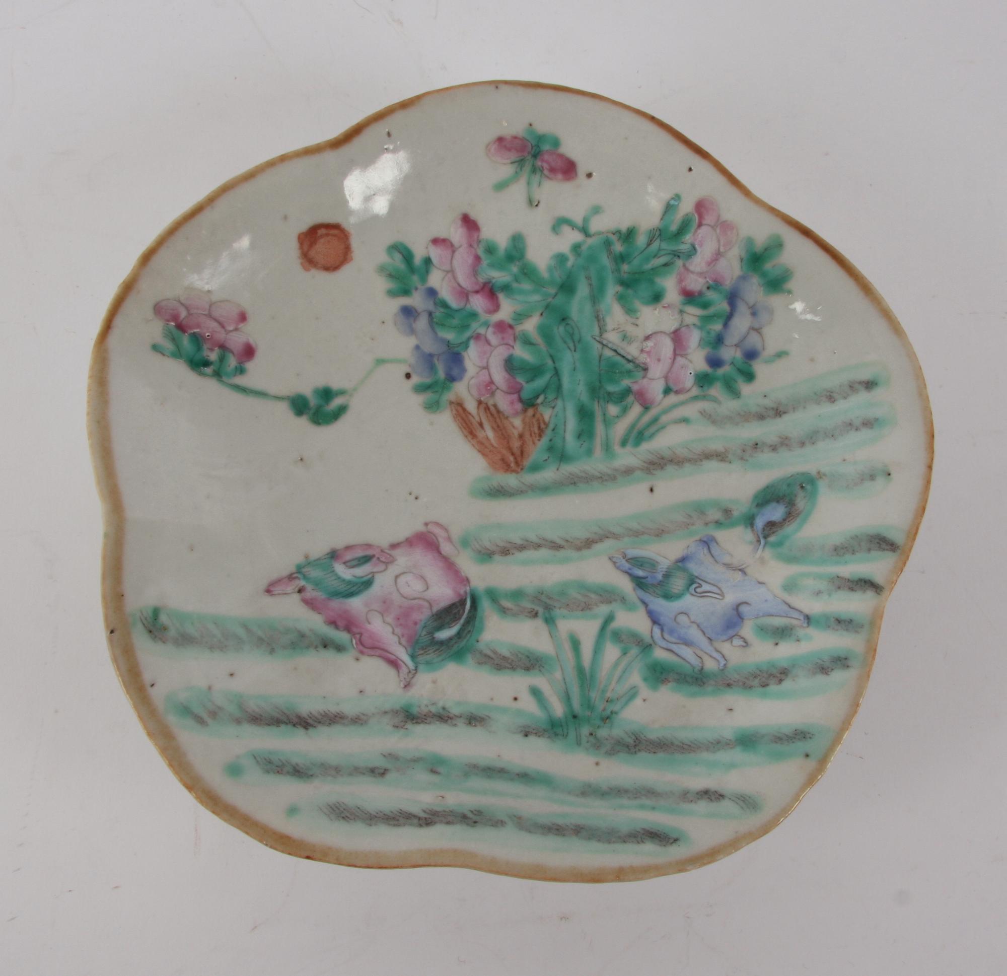 SKÅLFAT, porslin, Kanton, 1800-tal.