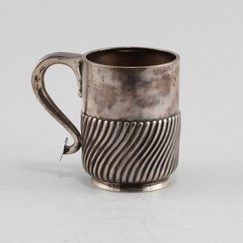 MUGG, silver, C.G Hallberg, 1897. Vikt 145 g.
