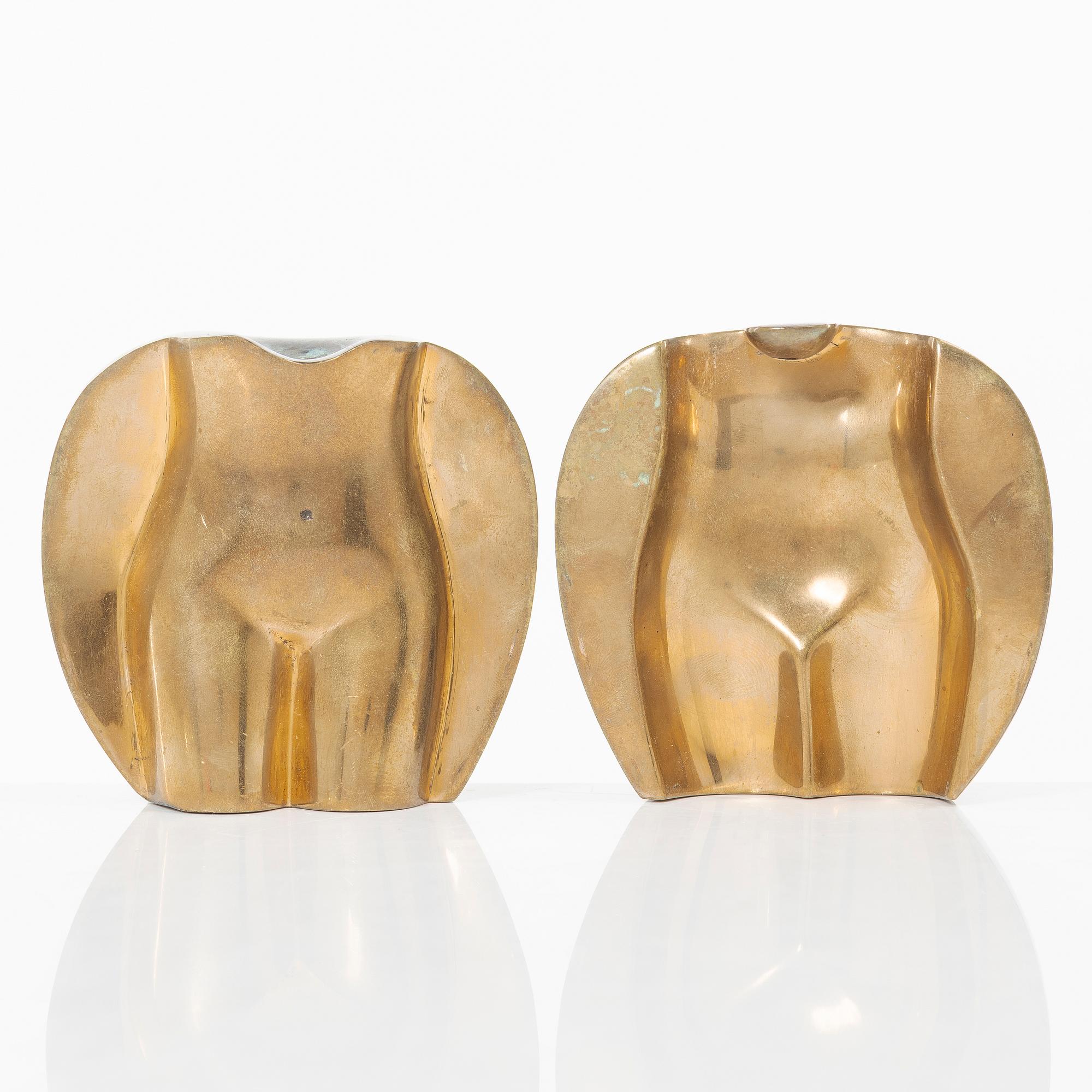 Okänd konstnär, skulptur, brons, signerad.