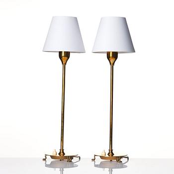 Josef Frank, bordslampor, ett par, modell "2552", Firma Svenskt Tenn.