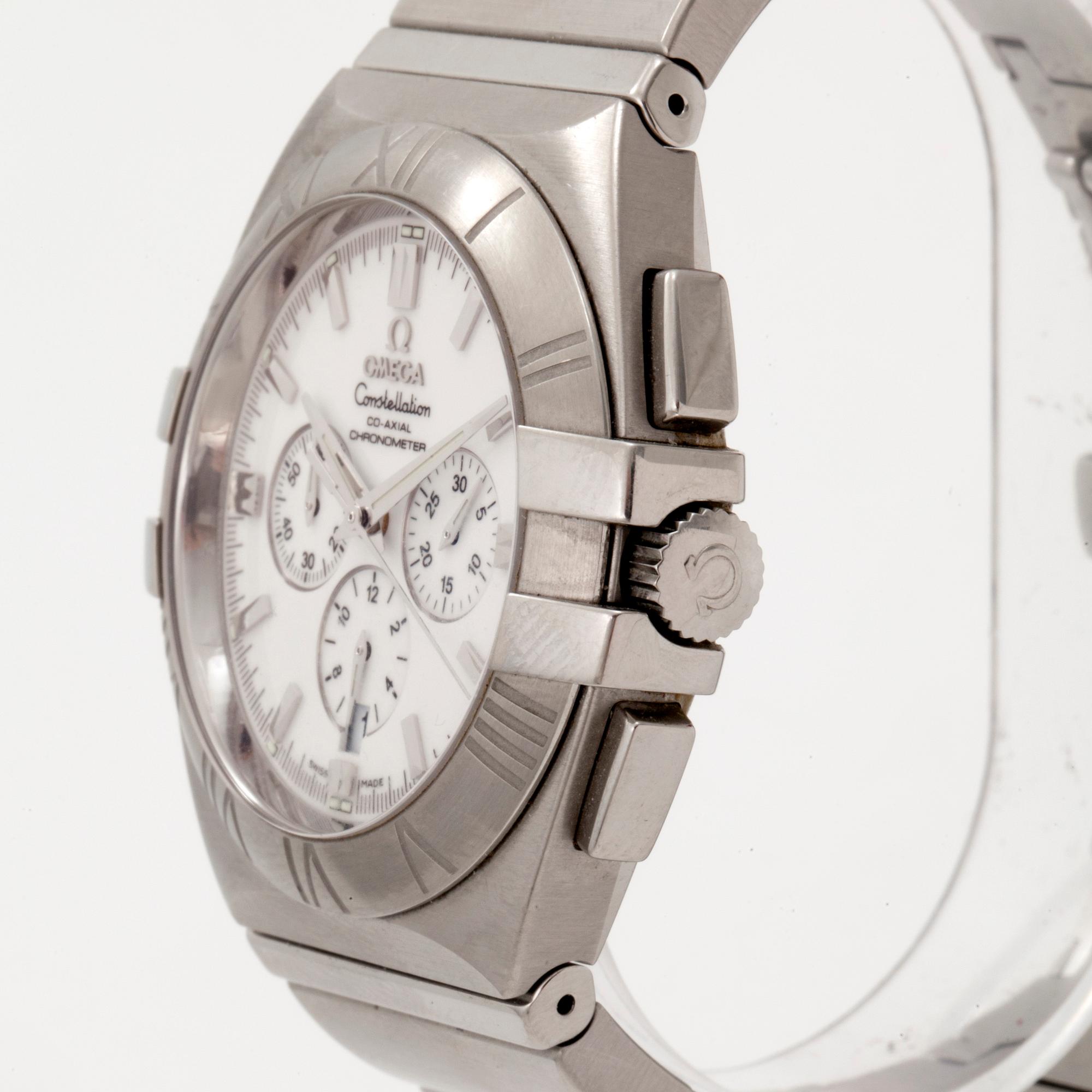 OMEGA, Constellation, Double Eagle, Co-Axial, Chronometer, chronograph, wristwatch 41 mm,