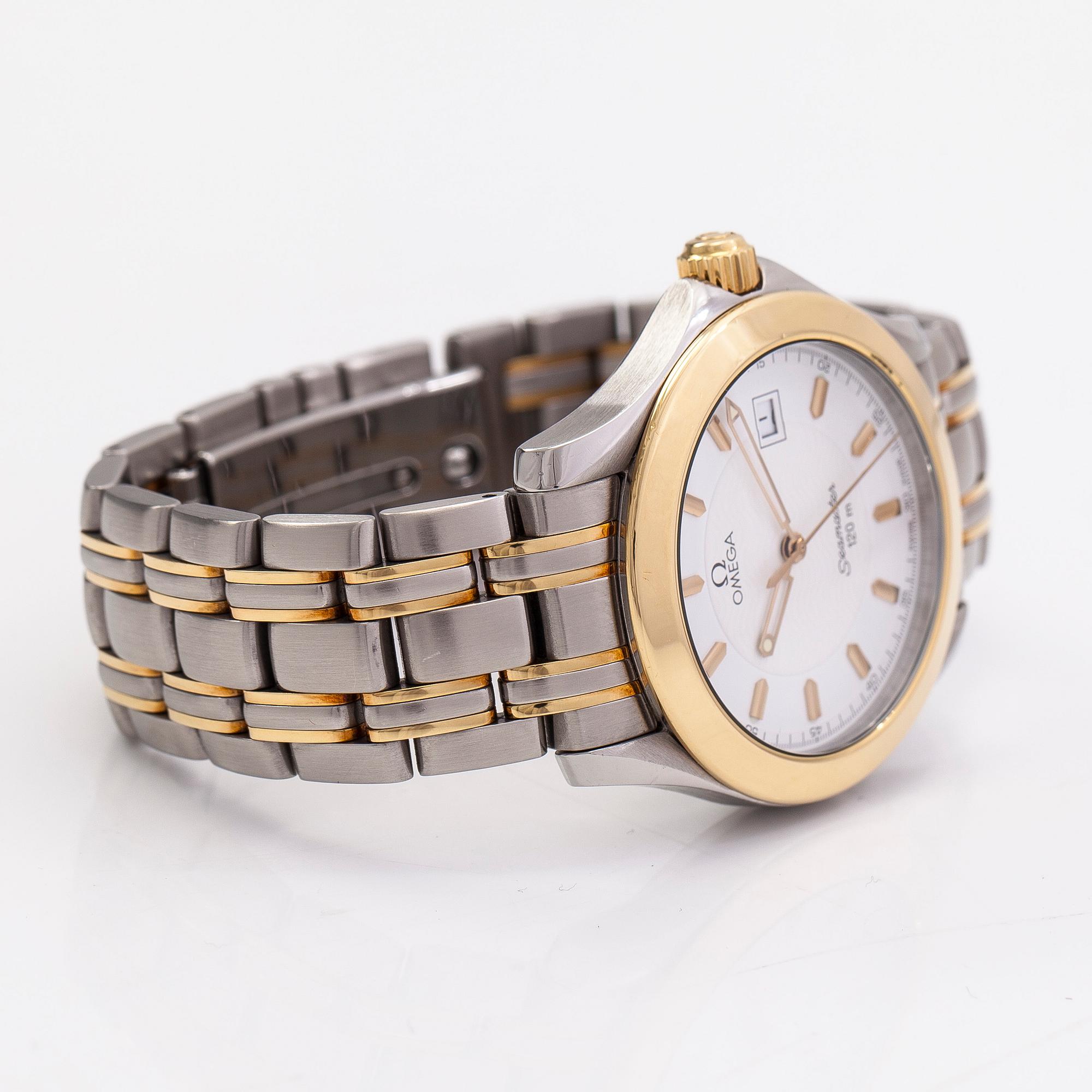Omega, Seamaster, 120m, wristwatch, 36 mm.