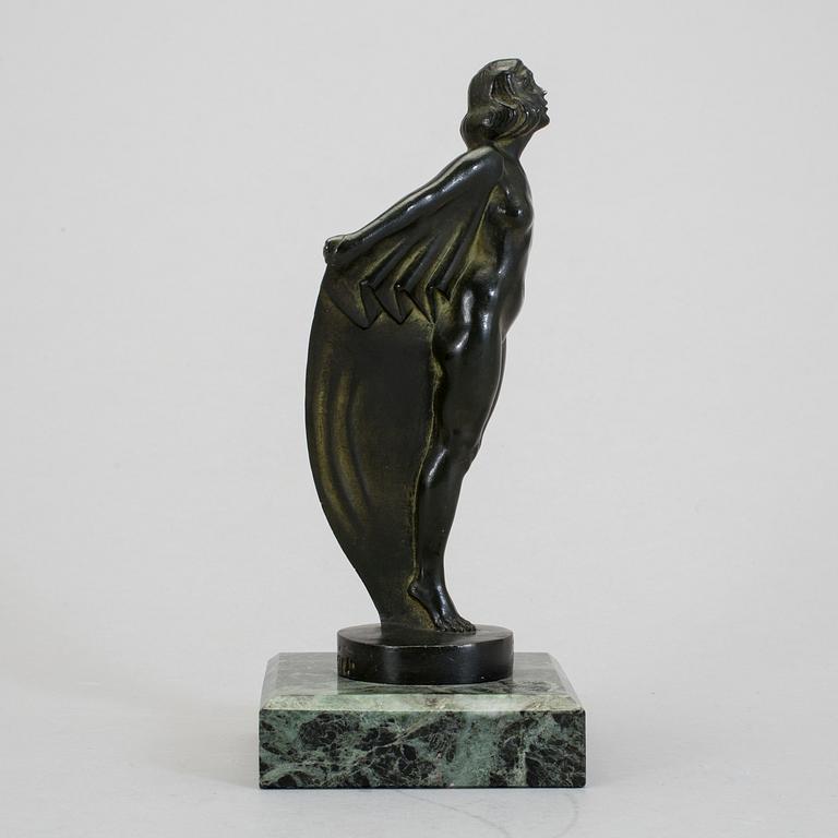 MAX LE VERRIER, skulptur, brons, märkt Le Verrier.