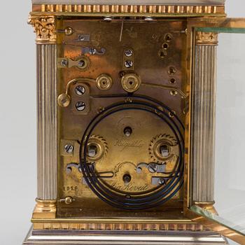 Late 19th Century French Aiguilles Gilt Brass Carriage Clock.