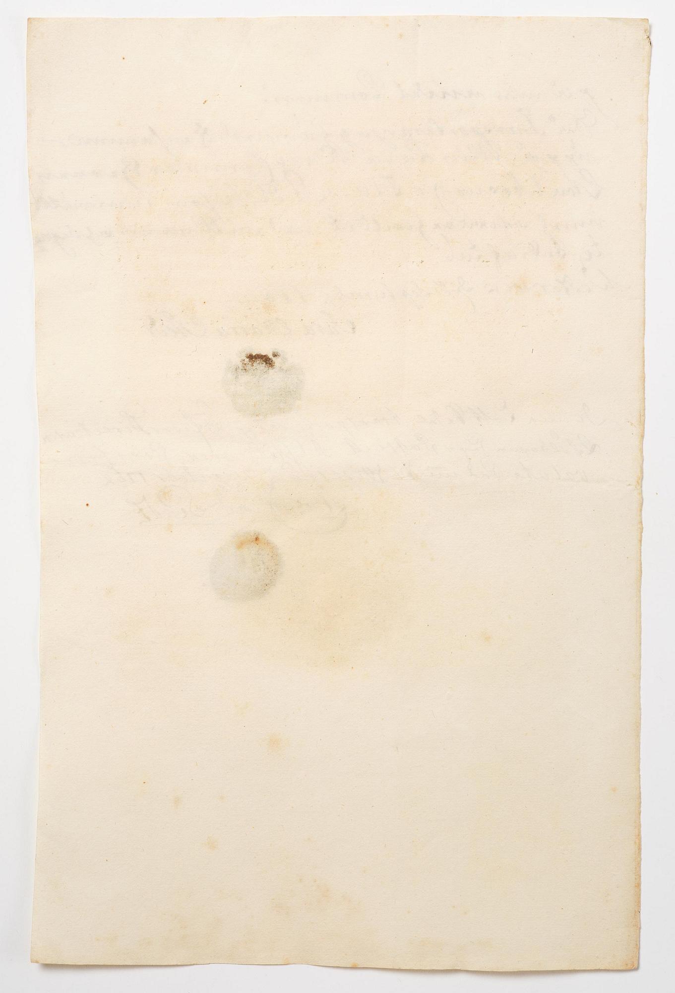 A Swedish share certificate, Ahlingsåhs Manufaktur Werk, No 526, 1728.