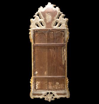 SPEGEL. Stockholmsarbete, daterad 1763 . Rokoko.