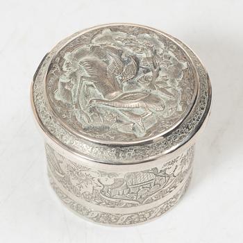 Cocktail shaker, silver, Persian, first half of the 20th century. Total weight 515 grams.