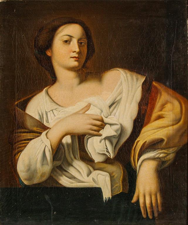 Francesco Guarini, after. 19th/20th Century. Oil on canvas 78 x 64.5 cm.