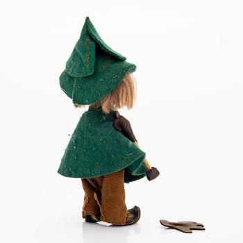 Atelier Fauni, a 'Snufkin' Moomin figurine, Finland, 1950s/60s.
