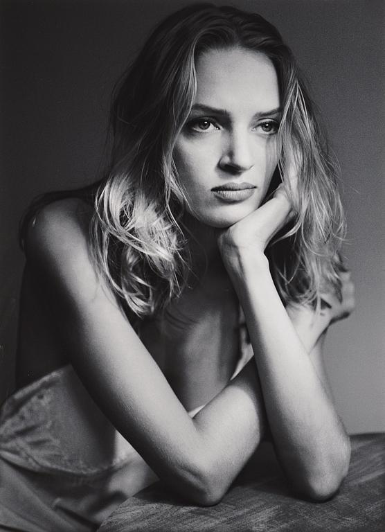 Albert Watson, "Uma Thurman, New York City, 1993".