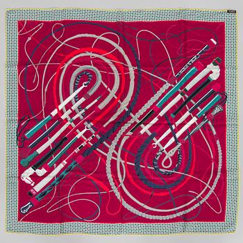 Hermès, scarf, "Fouets et Badines".