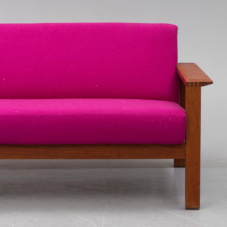 A 1950s/1960s 'Kubus' sofa by Gerhard Berg for Stokke, Norway.