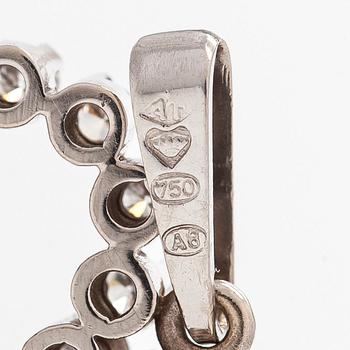 A. Tillander, hänge, hjärta, 18K guld och diamanter.