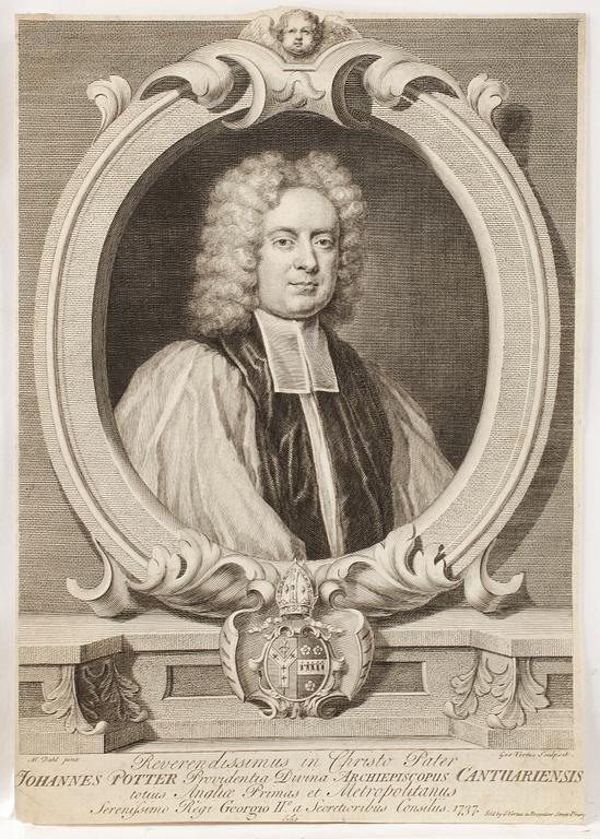 PORTRÄTTGRAVYRER, 8 st, 1600-talets andra hälft.